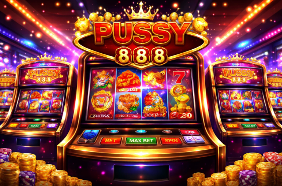 Pussy888 slot machines with gold coins